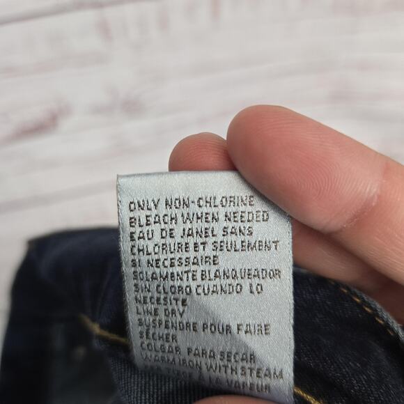 Vintage Casual Corner Jeans Women Sz 4 Stretch Bootcut High Rise Denim Dark Wash - Picture 7 of 11